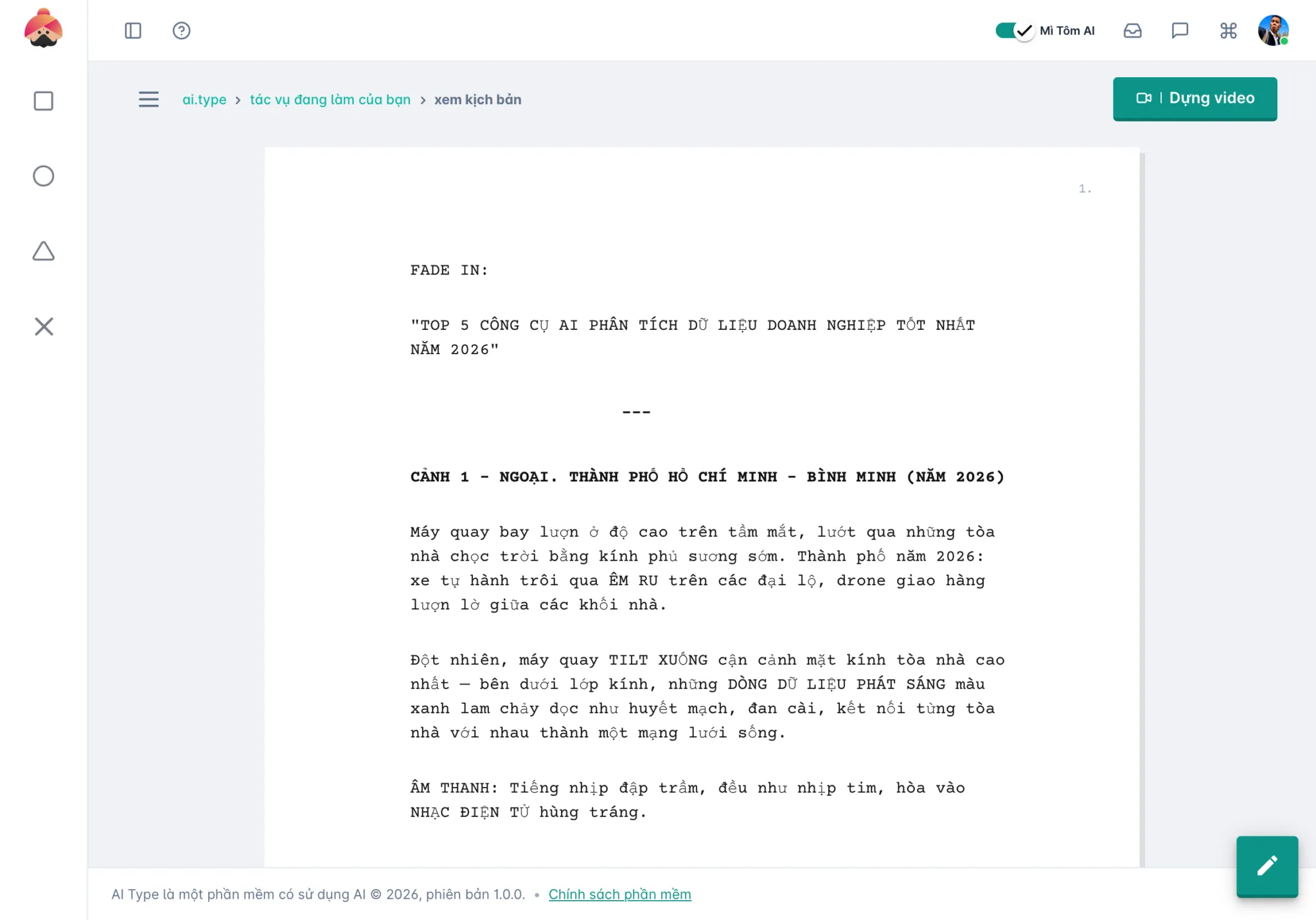 AI Type - Công cụ viết bài nhanh cho Website